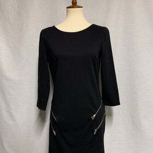 {Express} Black 3/4 sleeve dress